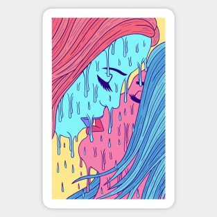 Psychedelic Lovers Sticker